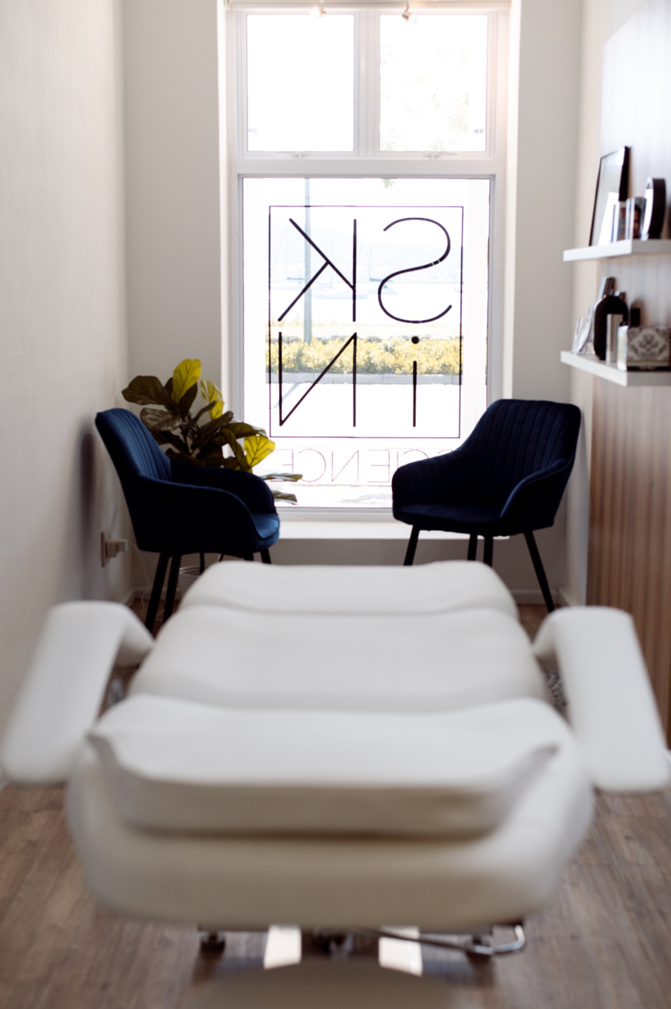 The private treatment room at SkinScience Knysna